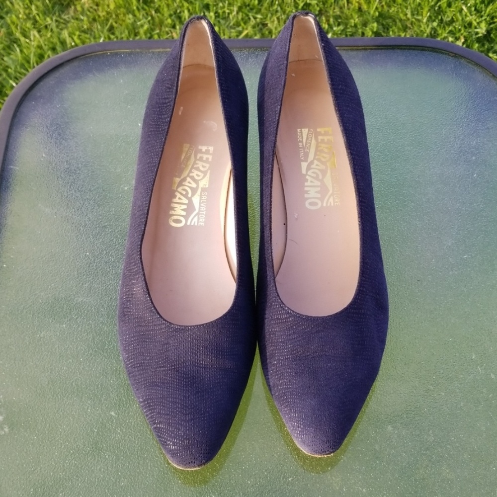 Vintage Salvatore Ferragamo heels size 10 … - Picture 7 of 7